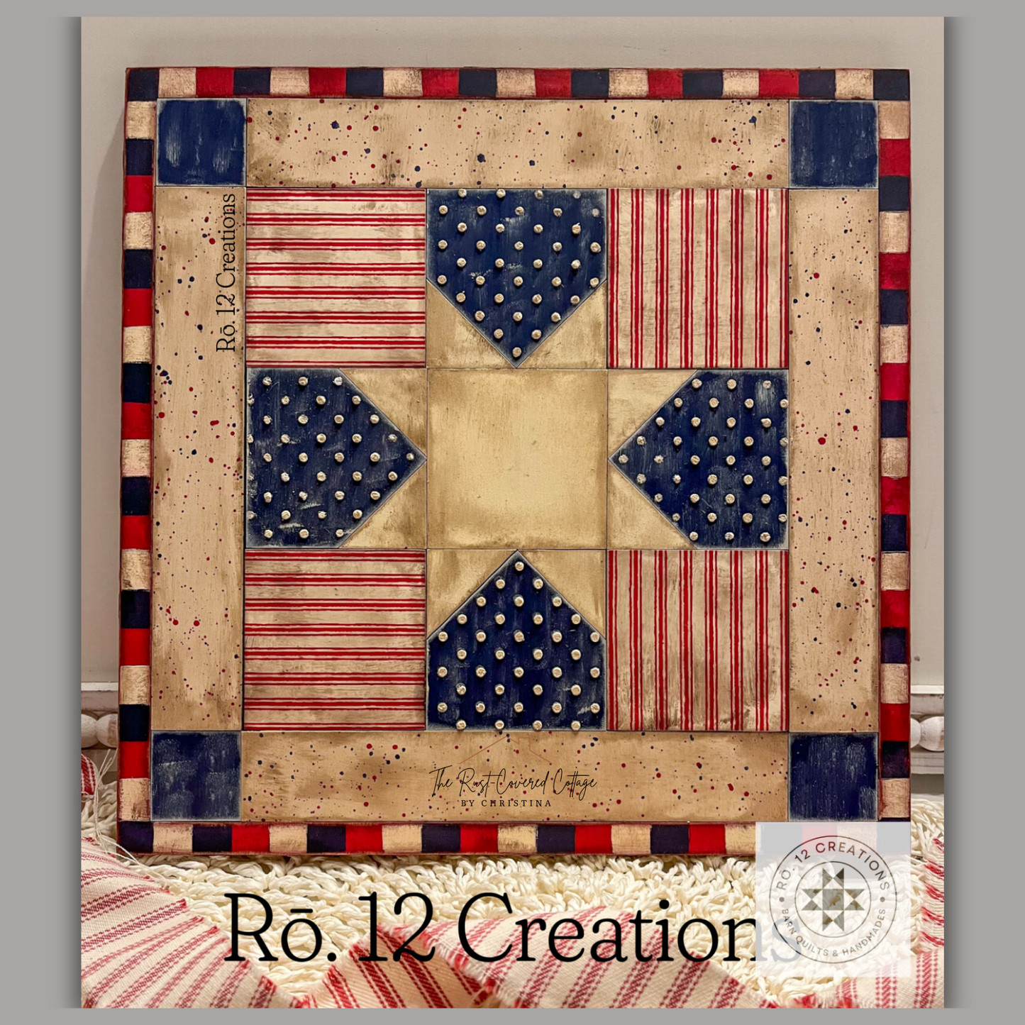 Americana Patches & Star Quilt Block – Barn Quilts Inspired by Jamie