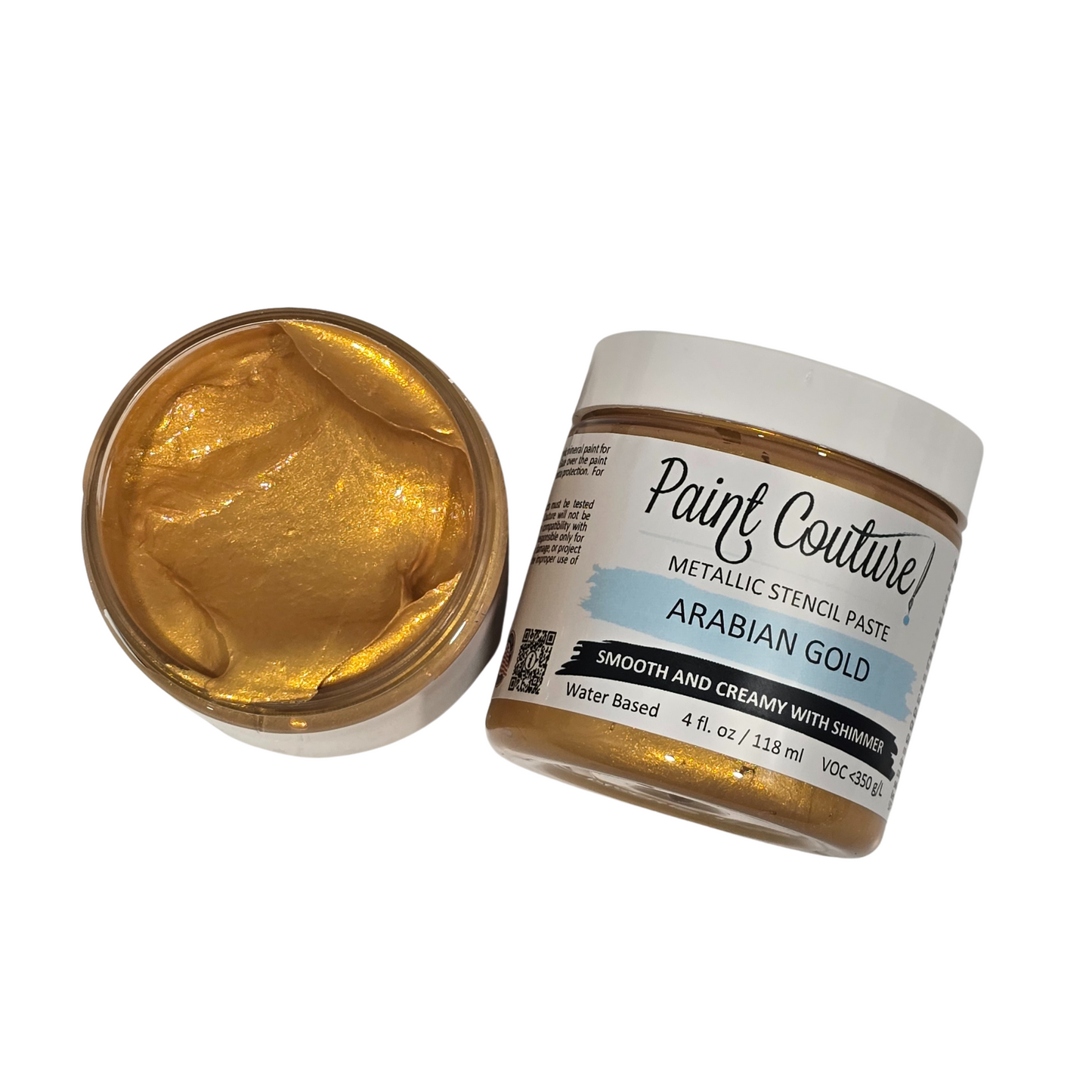 Paint Couture Metallic Stencil Paste – 1 oz.