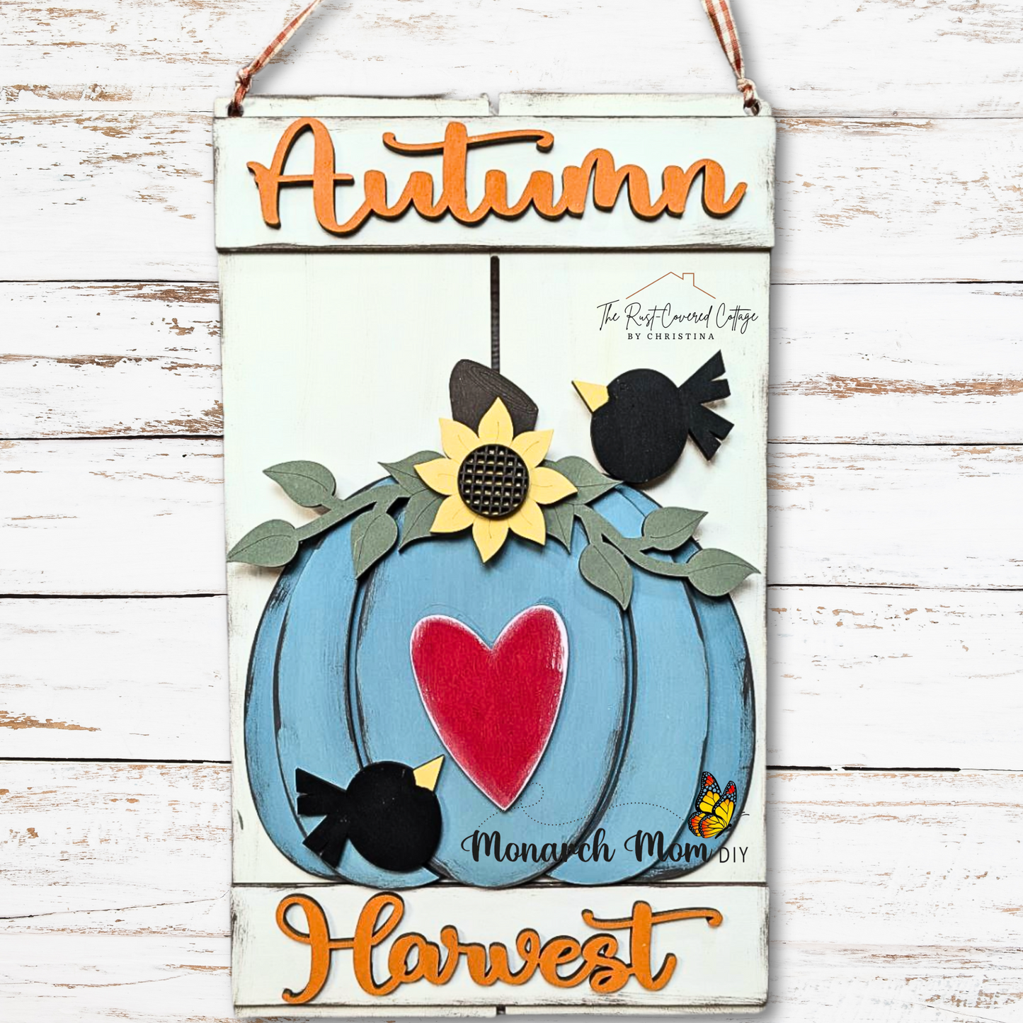 Autumn Harvest Pallet Sign | DIY Fall Wood Kit | Laser Cut 1/4" Birch