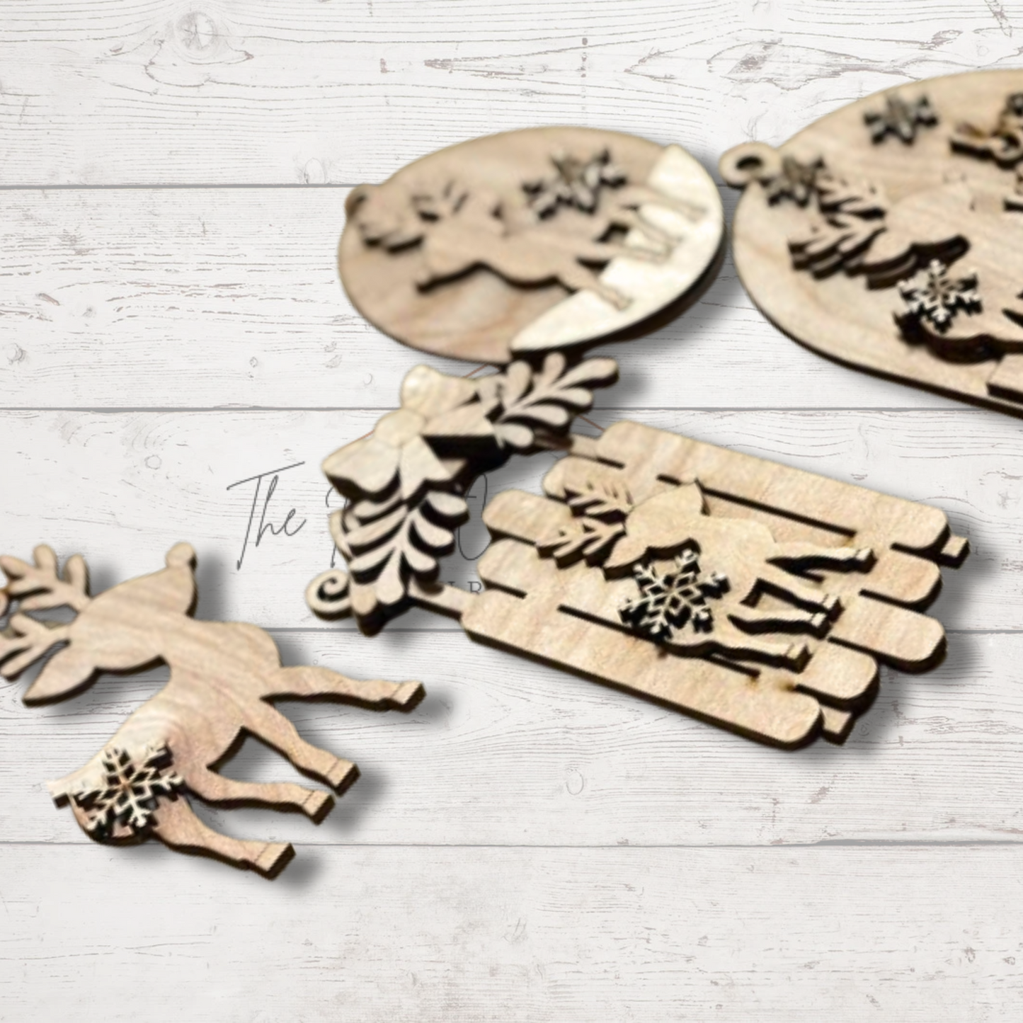 Be Merry Reindeer Ornament Set | DIY | Holiday