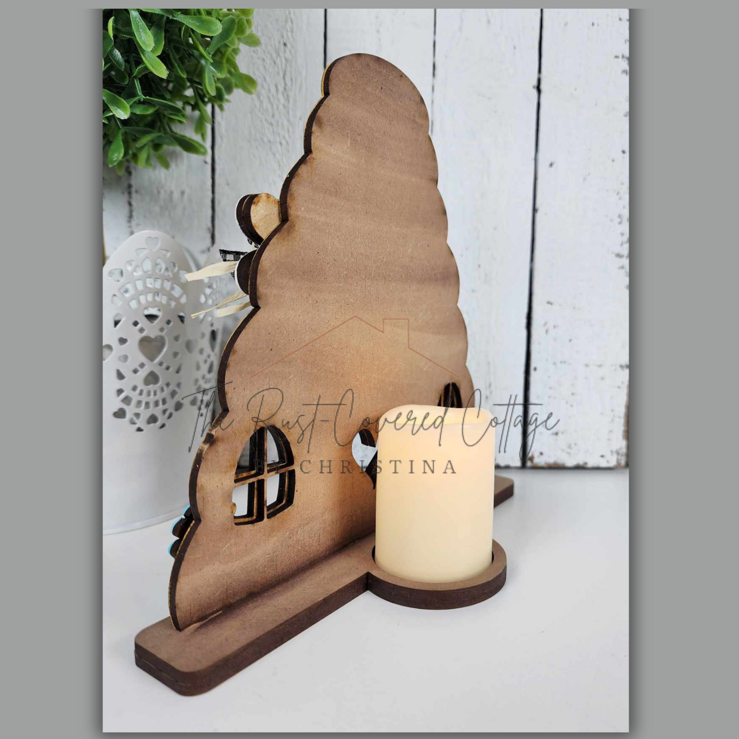 Honey Bee Shelf Sitter Trio – DIY Wood Kit Set, Laser Cut 1/4" Birch