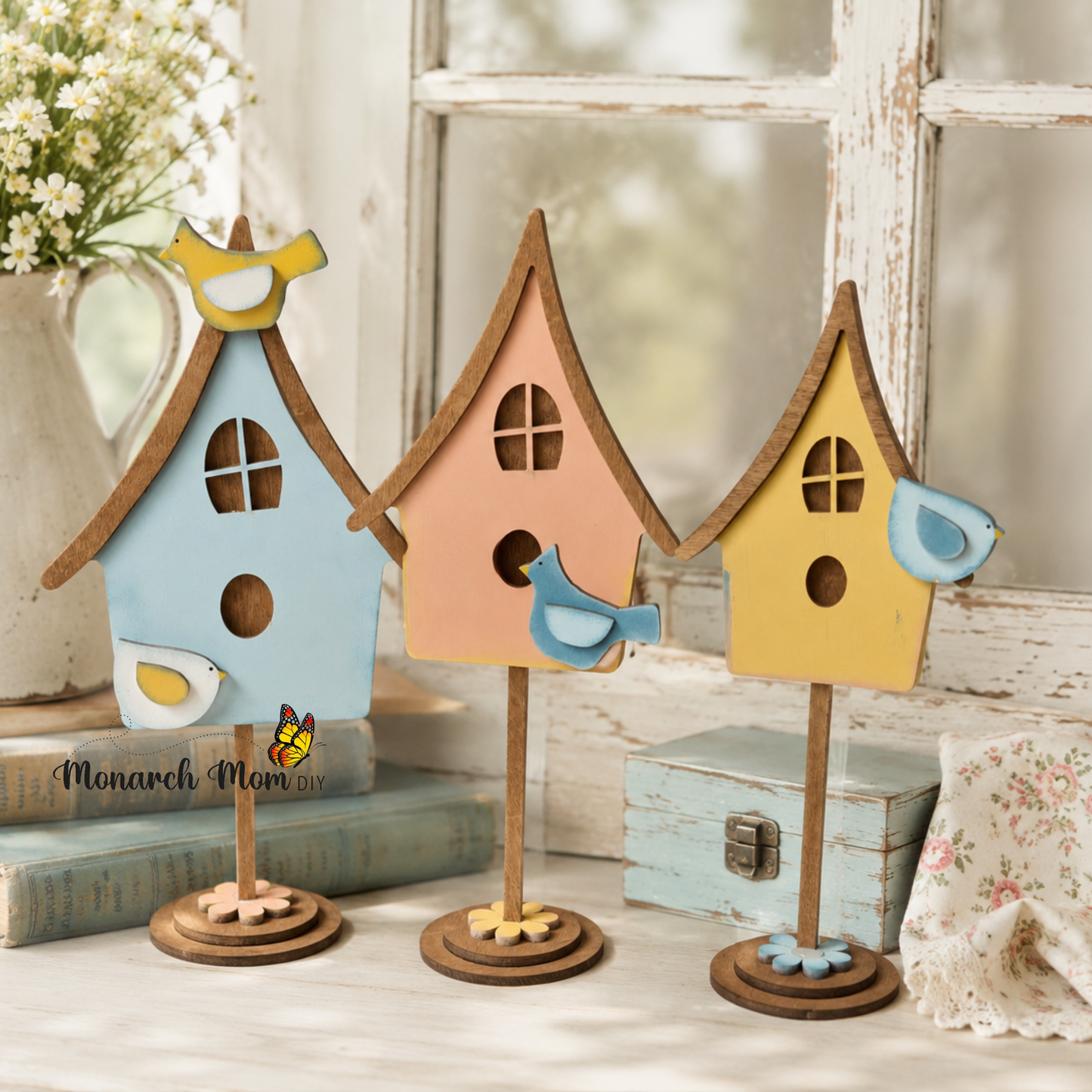 Birdhouse Shelf Sitters