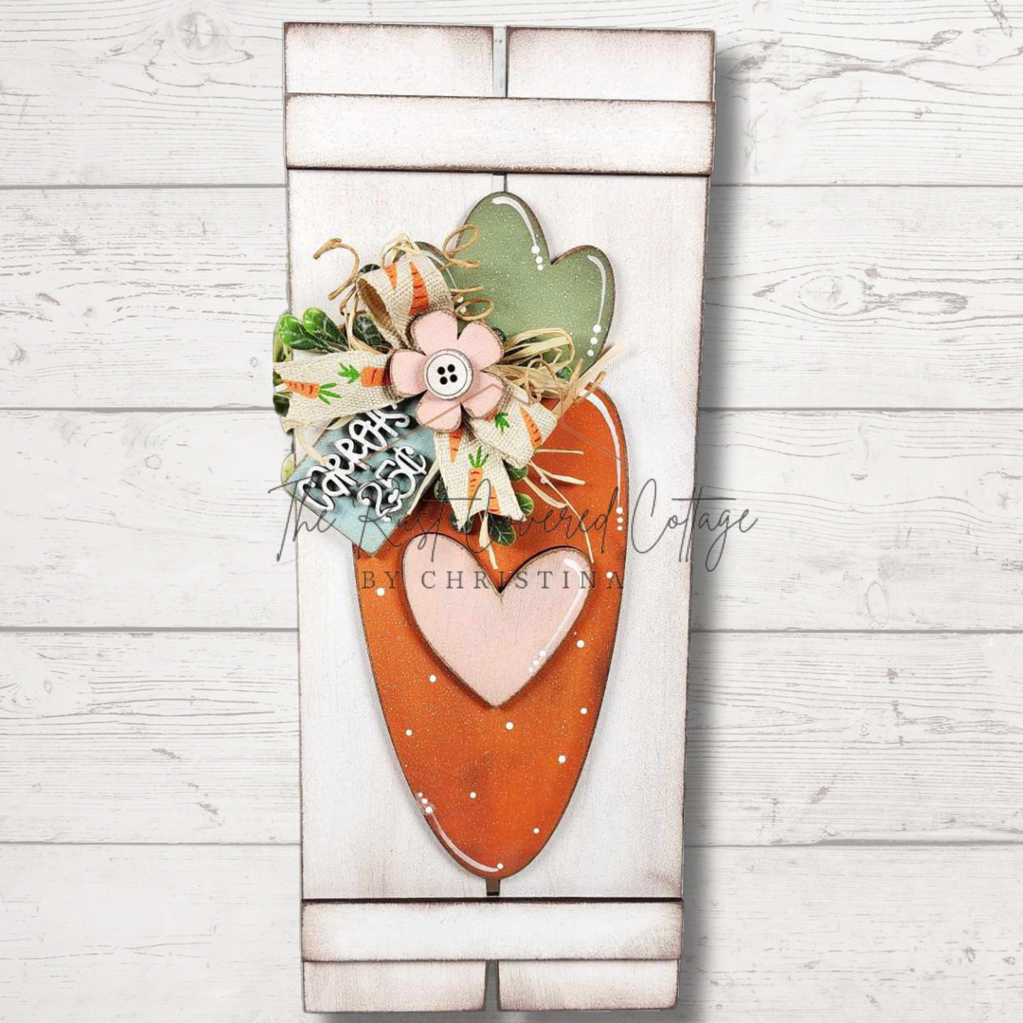 Carrot Pallet Sign | Unfinished DIY Wood Kit