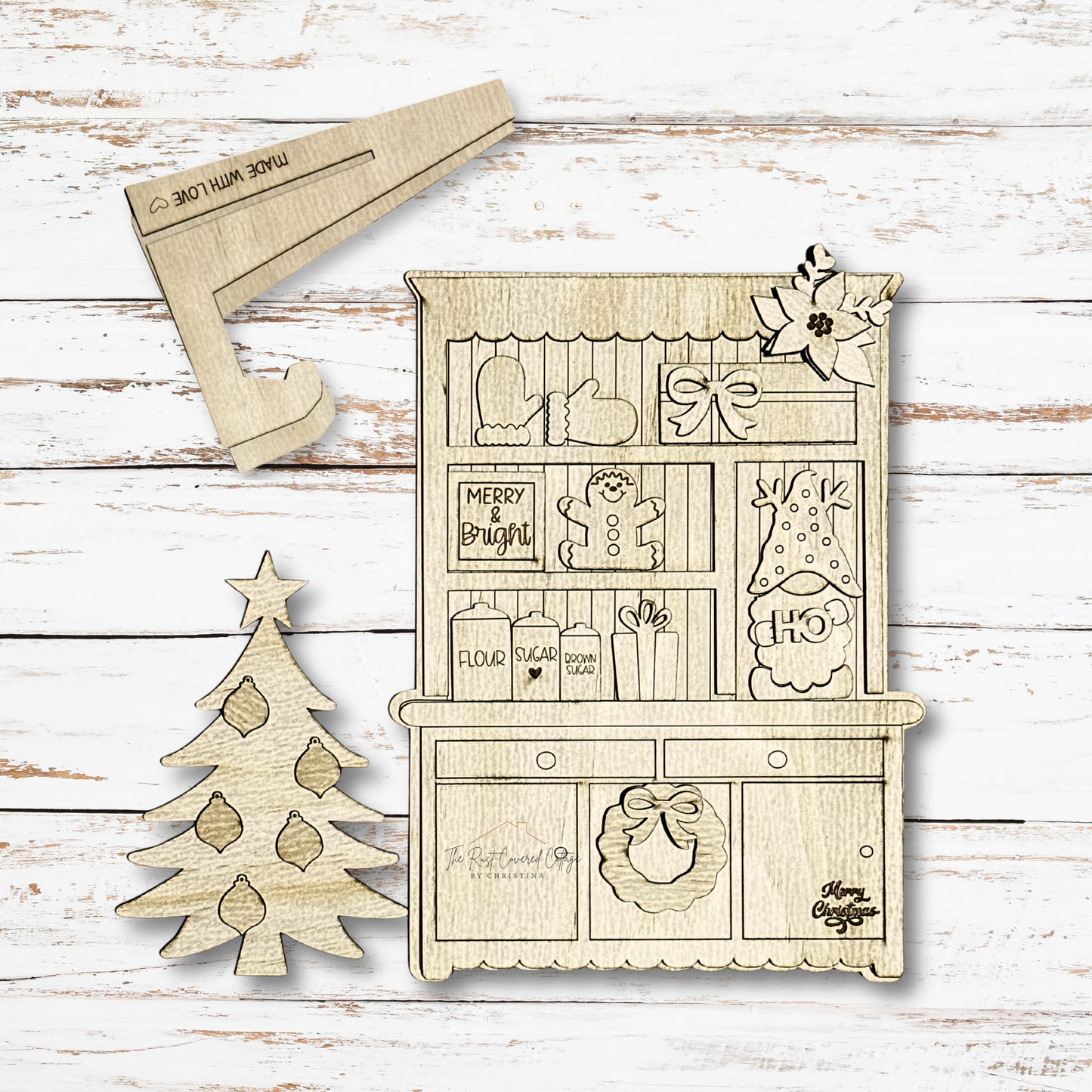 Christmas Hutch – DIY Wood Kit