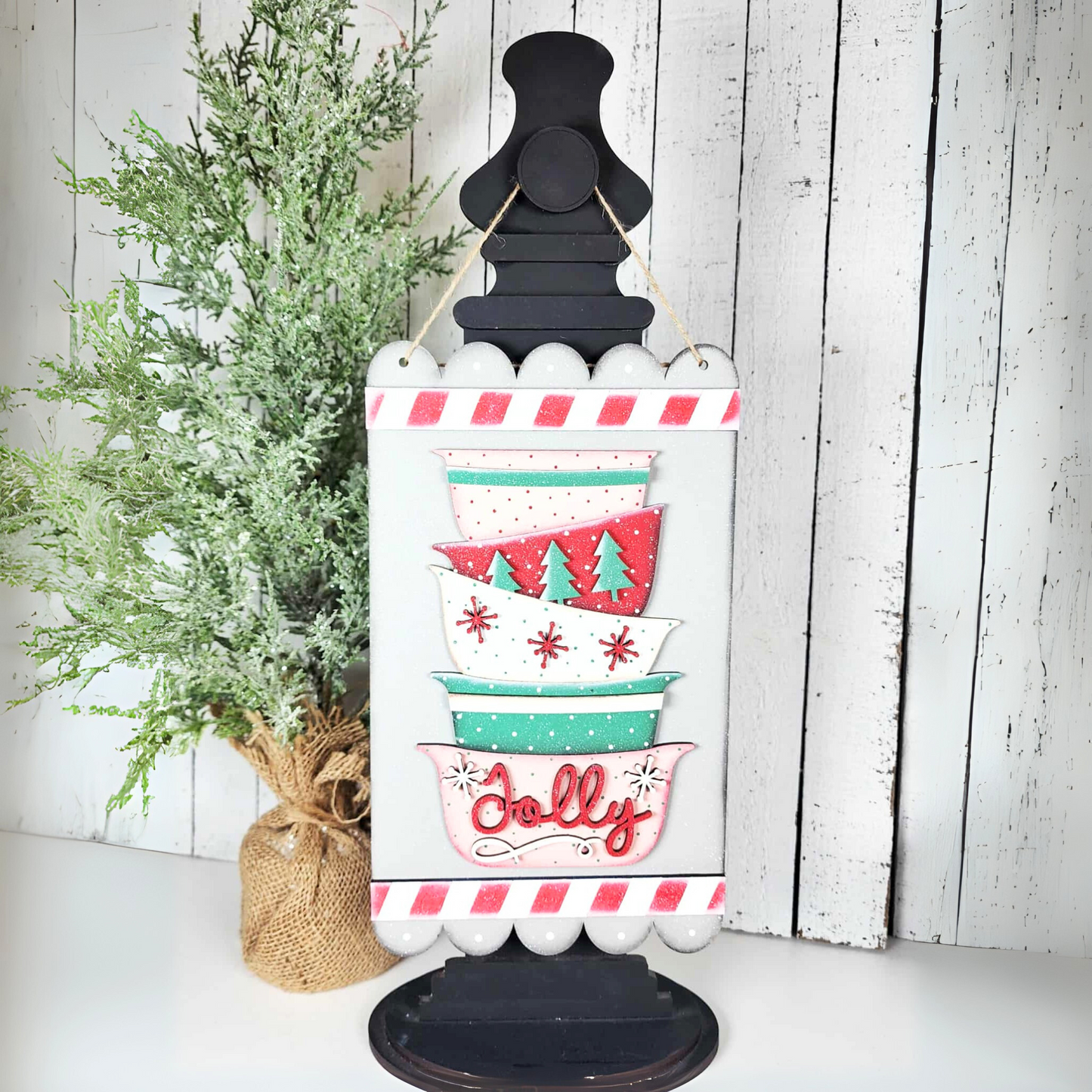 Baking Bowls Stacked Sign | DIY Wood Kit