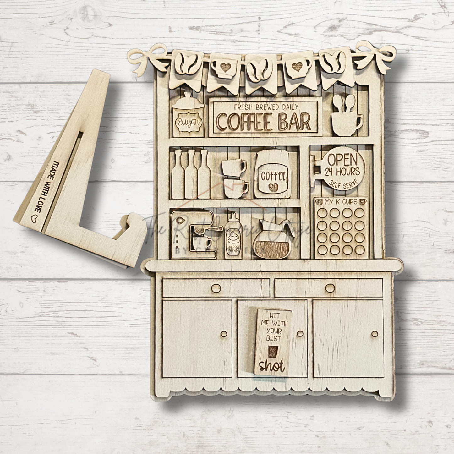 Coffee Bar Hutch | Cottage Hutch Series
