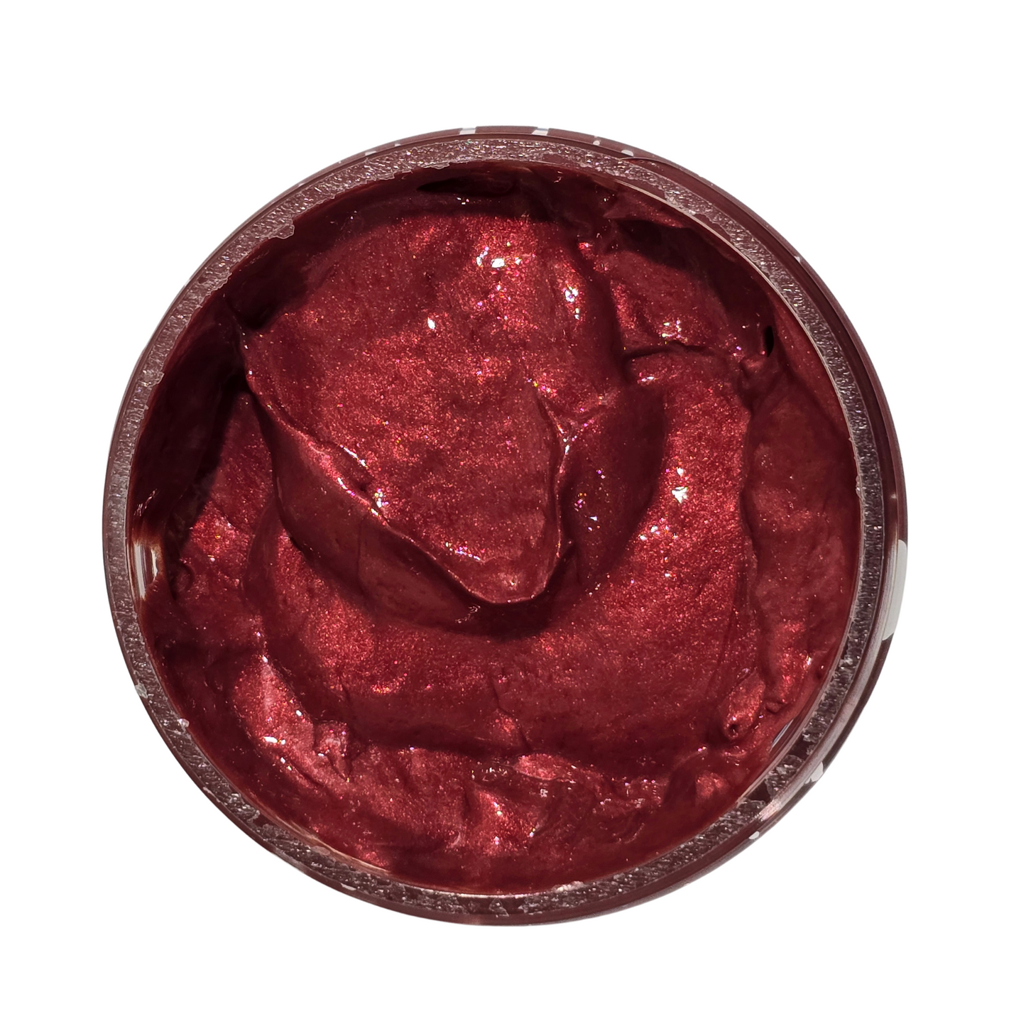 Cranberry Paint Couture Metallic Shimmer Paste – open jar view