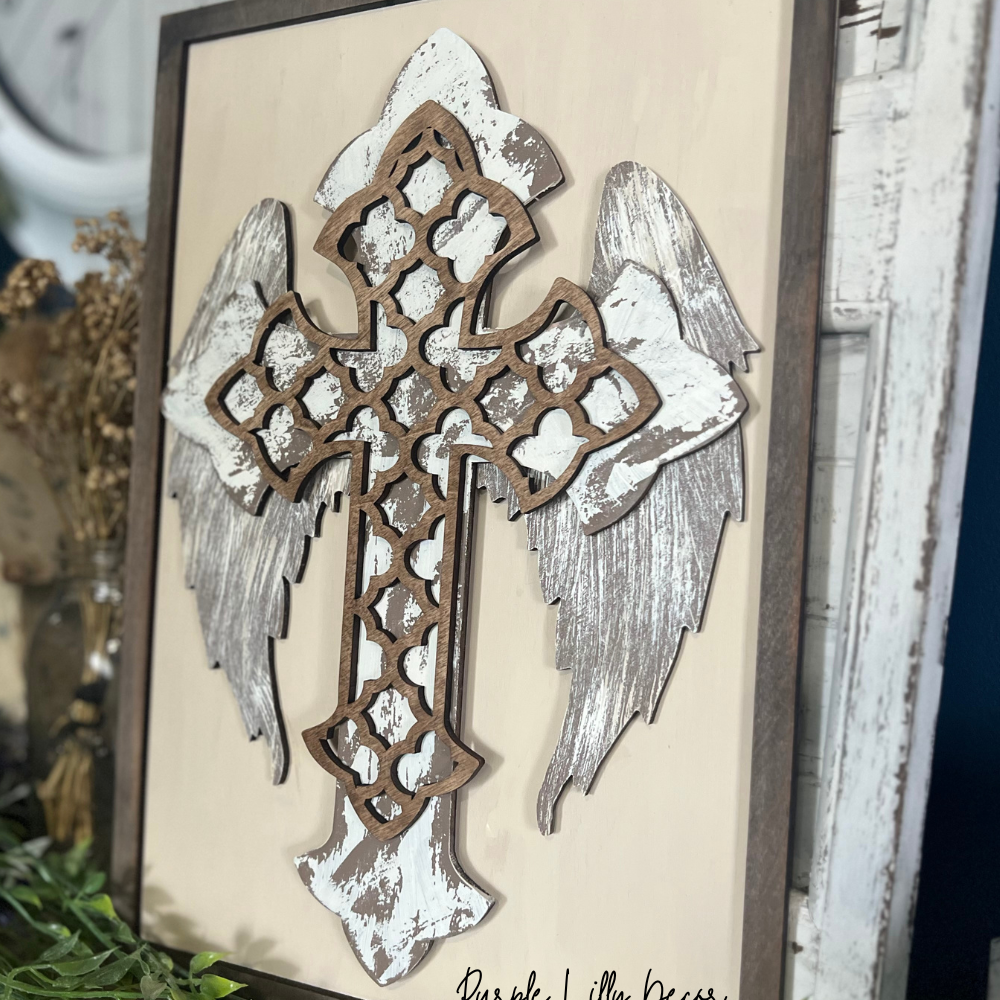 Cross with Wings
