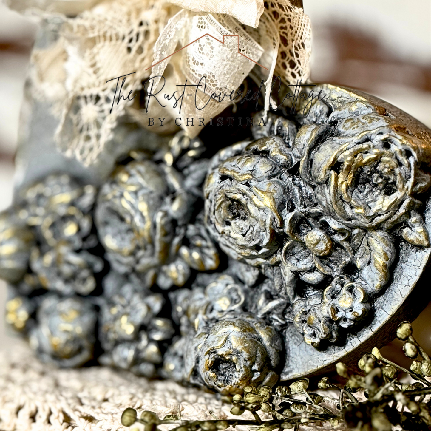 DT Heart with IOD Castings – Finished Home Décor