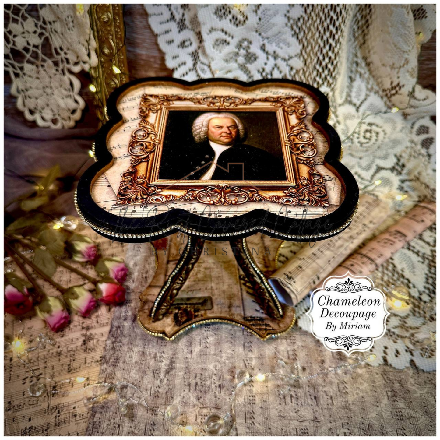 Rustic Farmhouse Display Stand| Laser Wood Kit