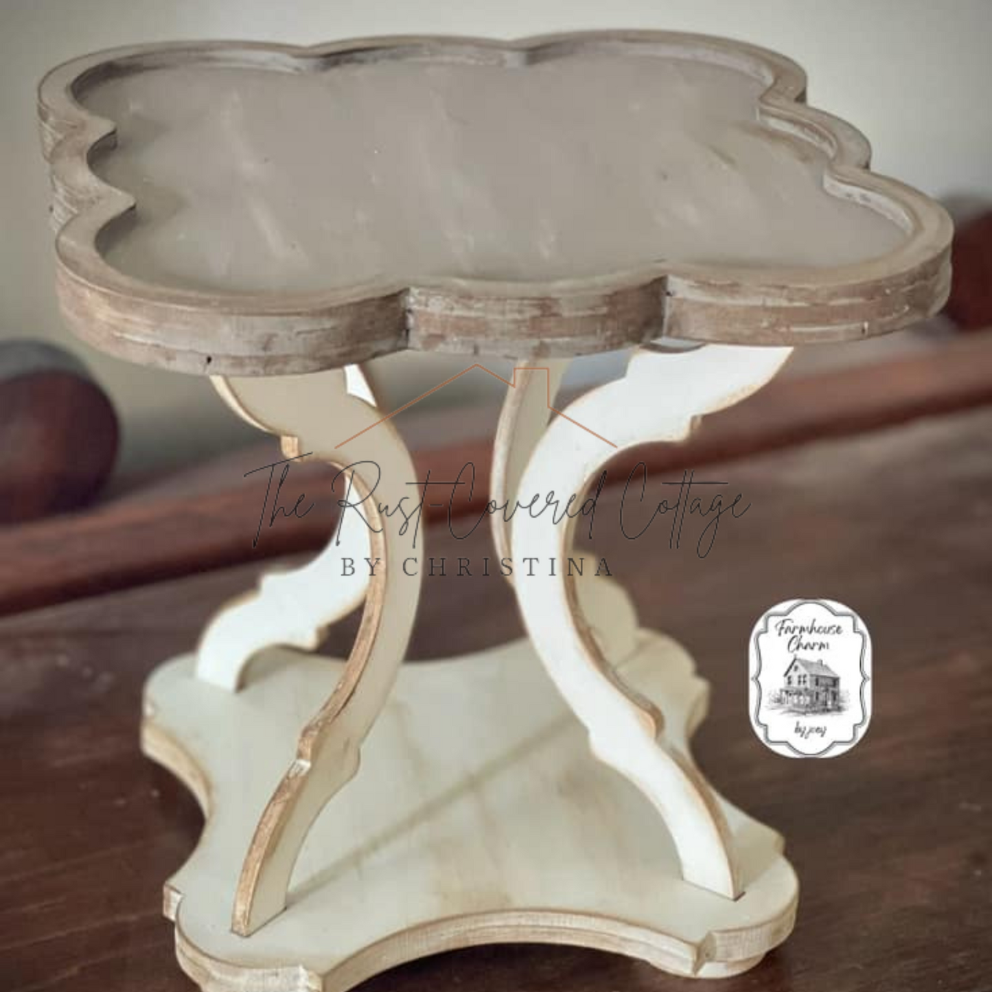 Rustic Farmhouse Display Stand| Laser Wood Kit