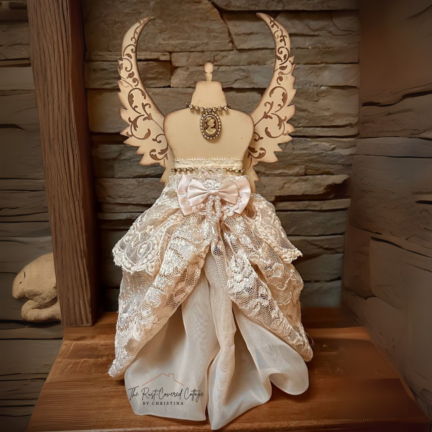 DIY Birch Wood Dress Form – 13” Laser Cut Craft Kit