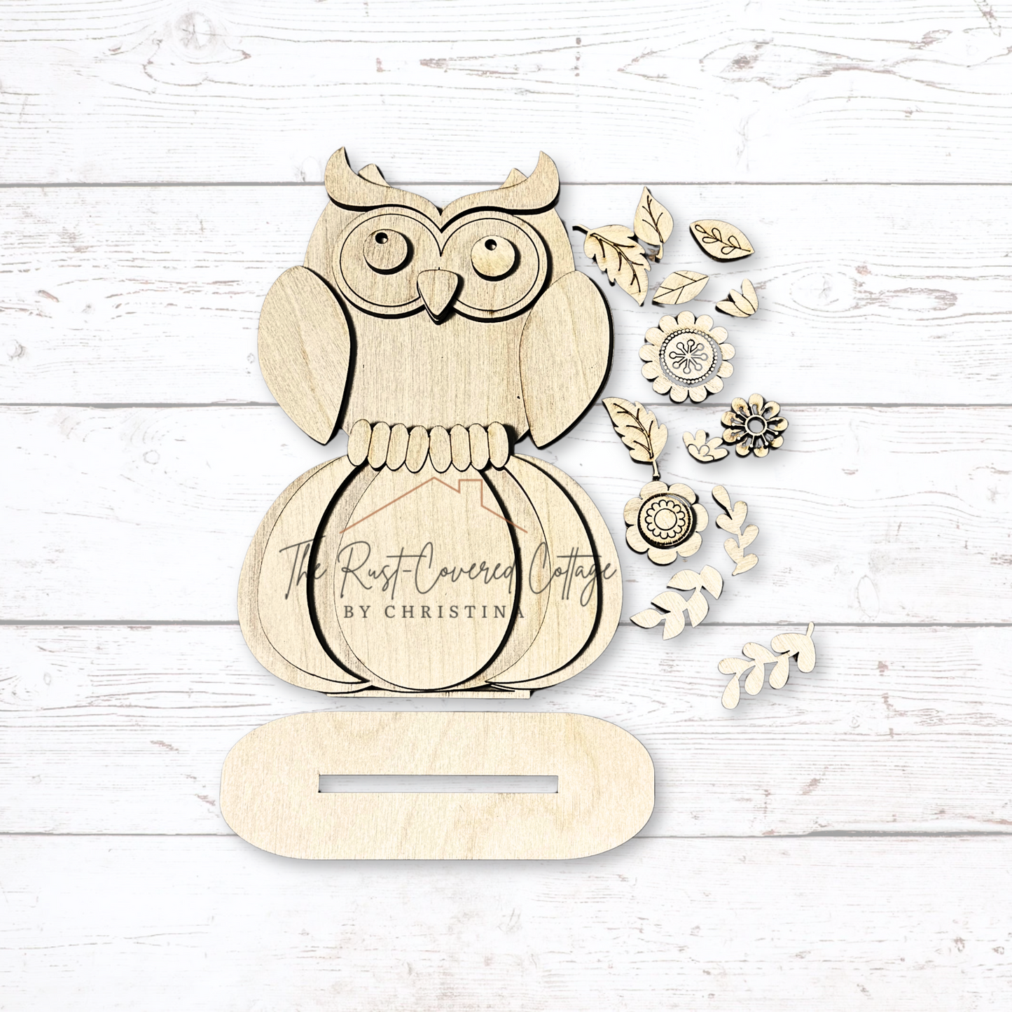 Enchanted Owl Pumpkin| Wood Kit| DIY