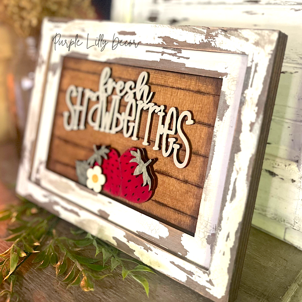 Fresh Strawberries Insert
