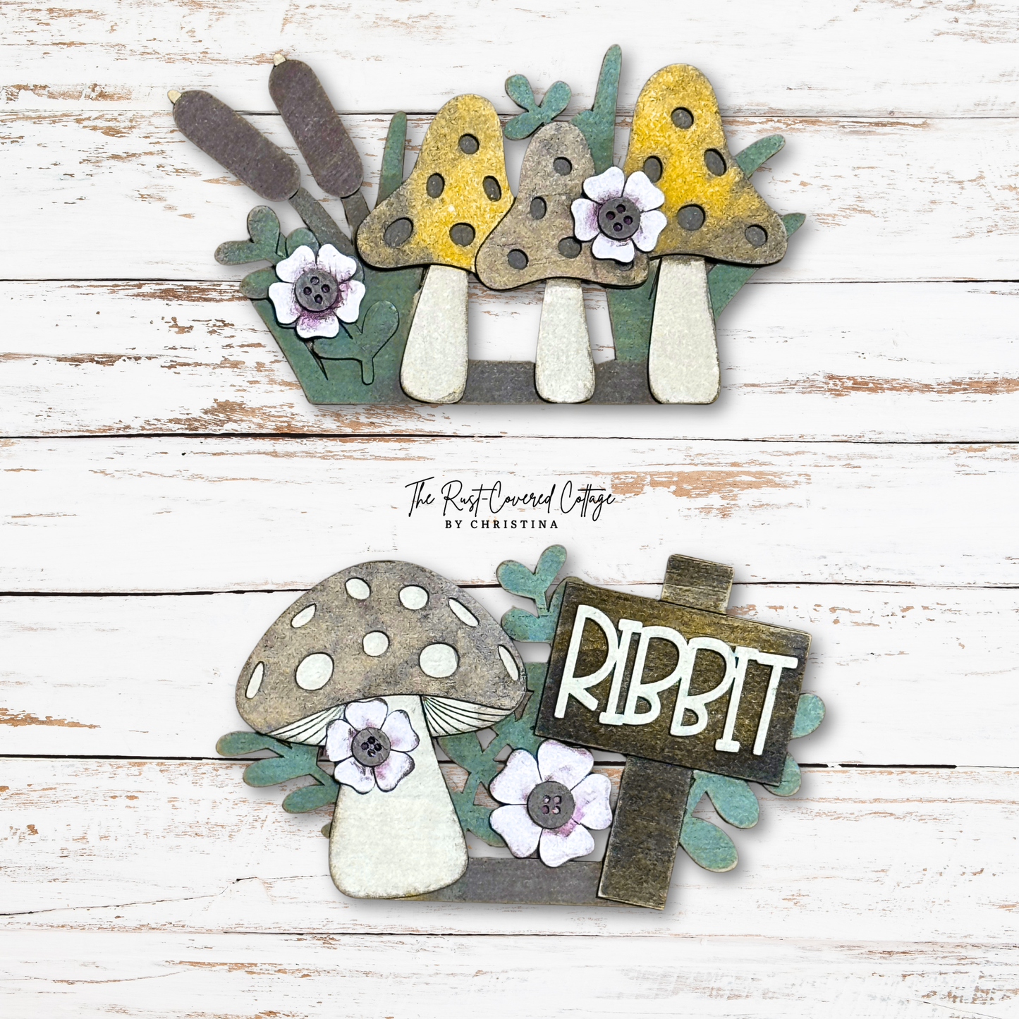 Frog & Mushroom Cottage Drawer Insert