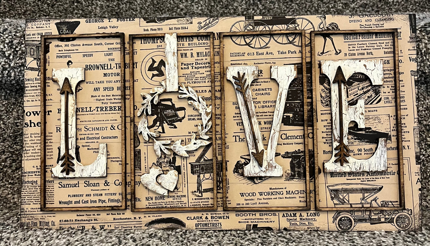LOVE Sign |DIY Wood Kit