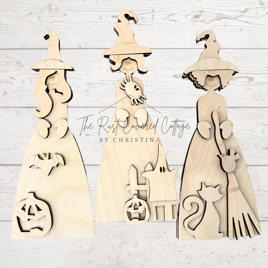Good Witches| DIY Wood Kit| Halloween
