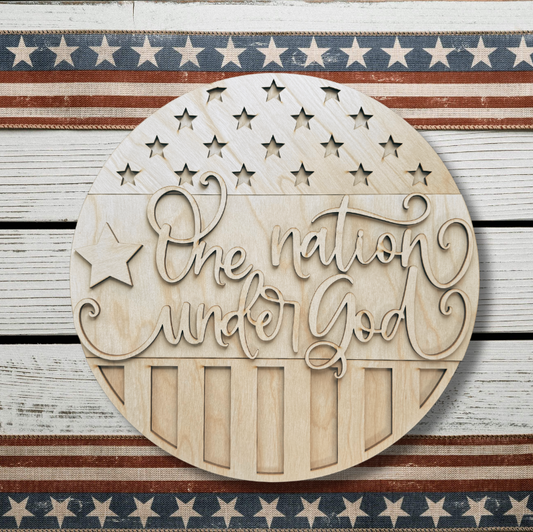 One Nation Under God- Door Round