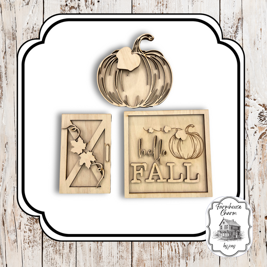 Hello Fall| Wood Kit| DIY