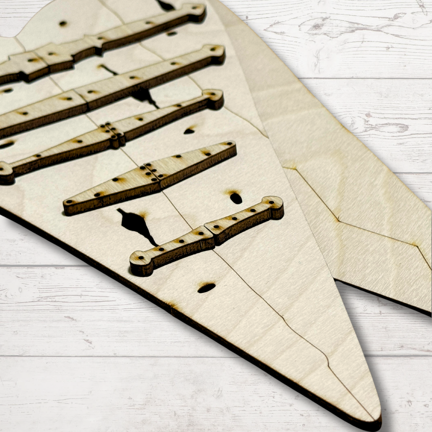 Hinged Heart - 12" Layered DIY Decor