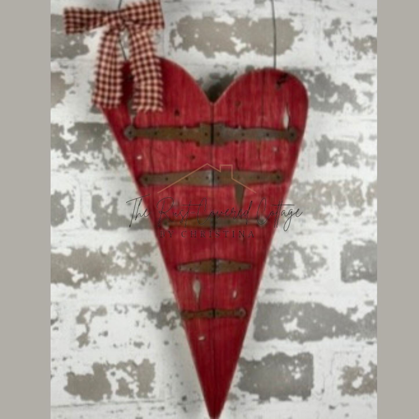 Hinged Heart - 12" Layered DIY Decor