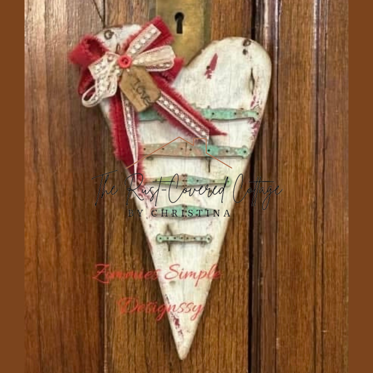 Hinged Heart - 12" Layered DIY Decor