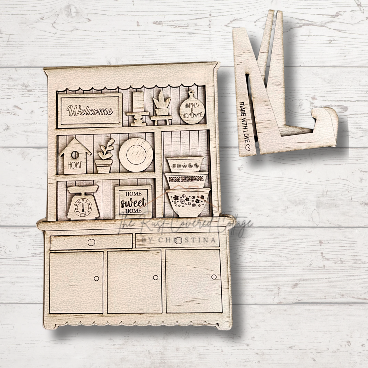 Home Sweet Home Hutch | Cottage Hutch Series
