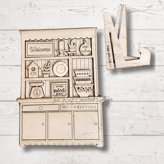 Home Sweet Home Hutch | Cottage Hutch Series