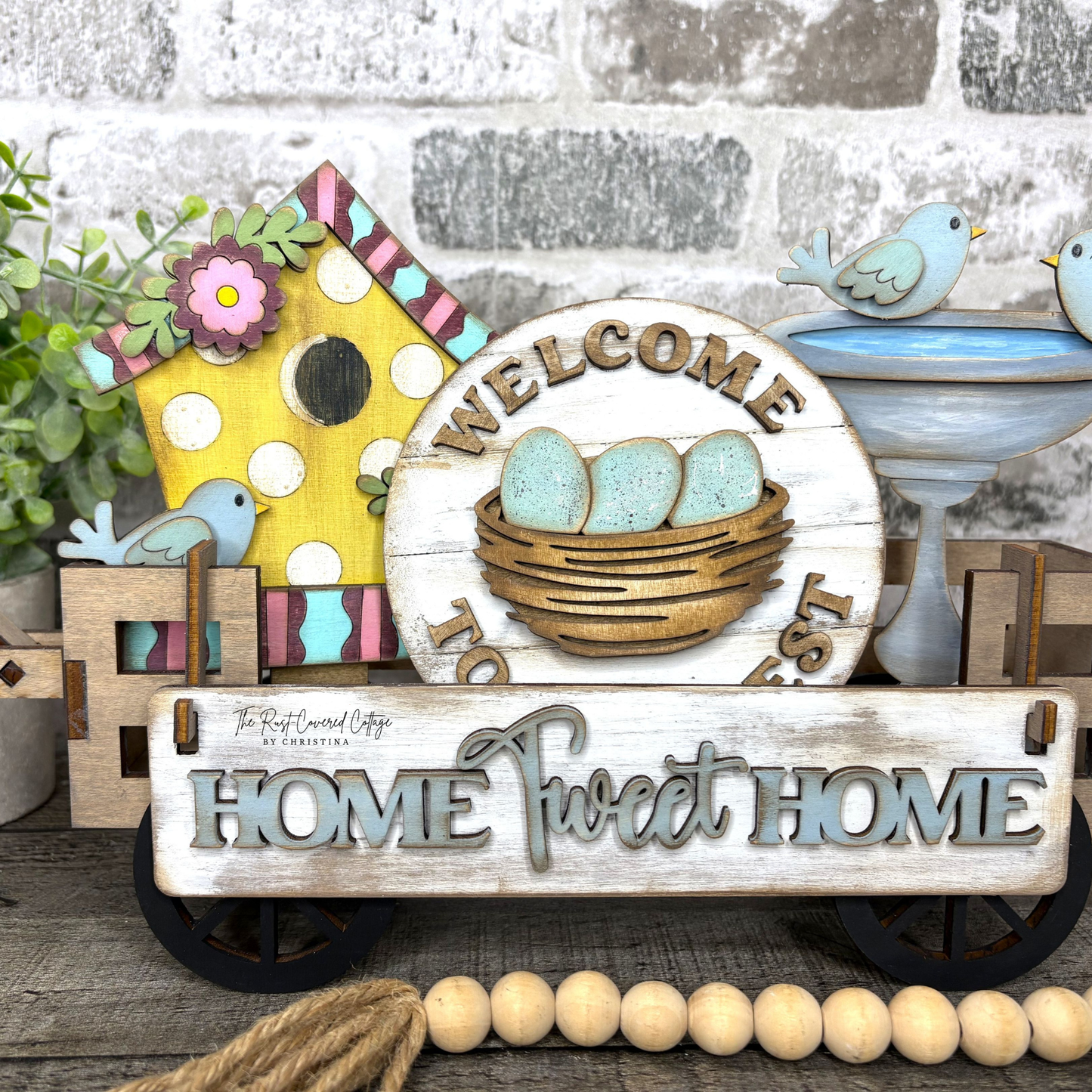 Home Tweet Home Wagon Insert Wood Kit