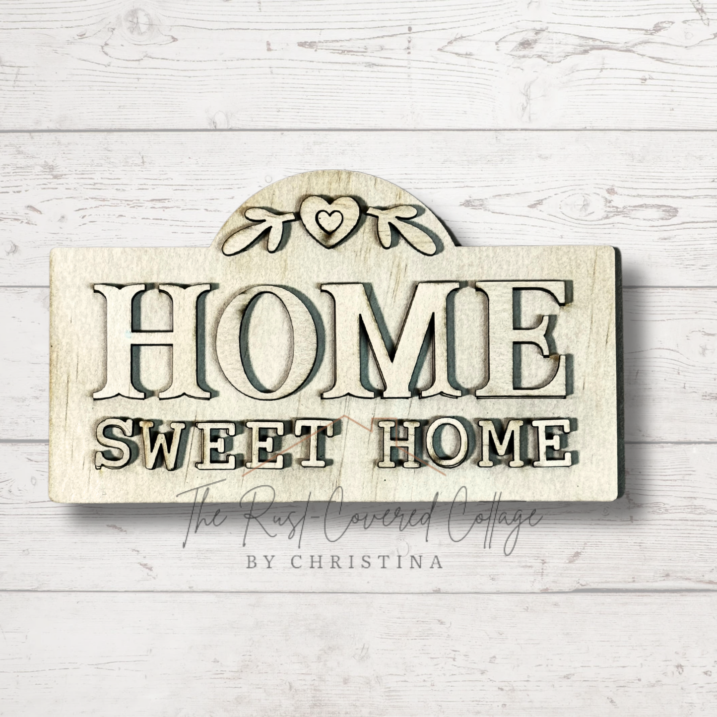 Mini Sign Holder with Home Sweet Home Interchangeable Sign