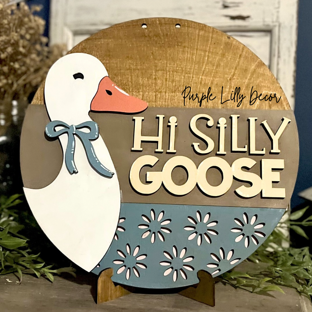 Hi Silly Goose Door Round