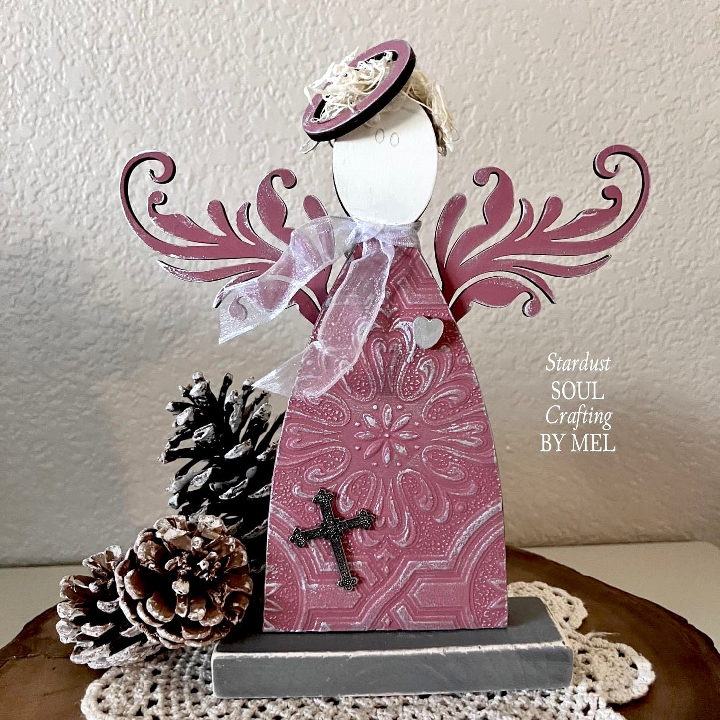 Whimsical Angel | DIY Layered Wood Kit (8")