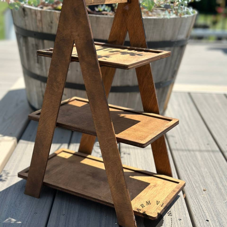 Farmhouse Ladder Shelf| DIY Wood Kit