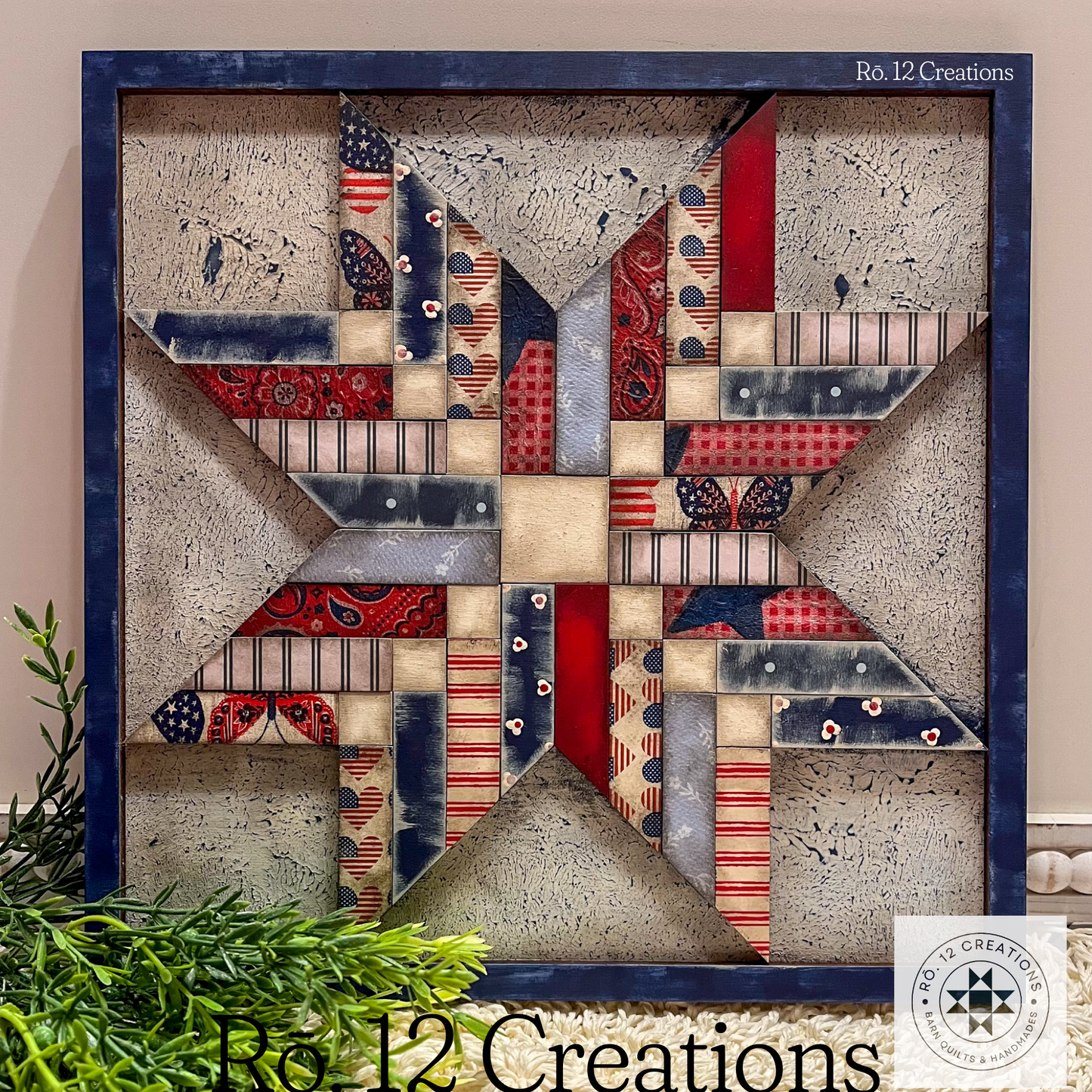 Americana Star Quilt Block | Barn Quilts Inspired by Jamie