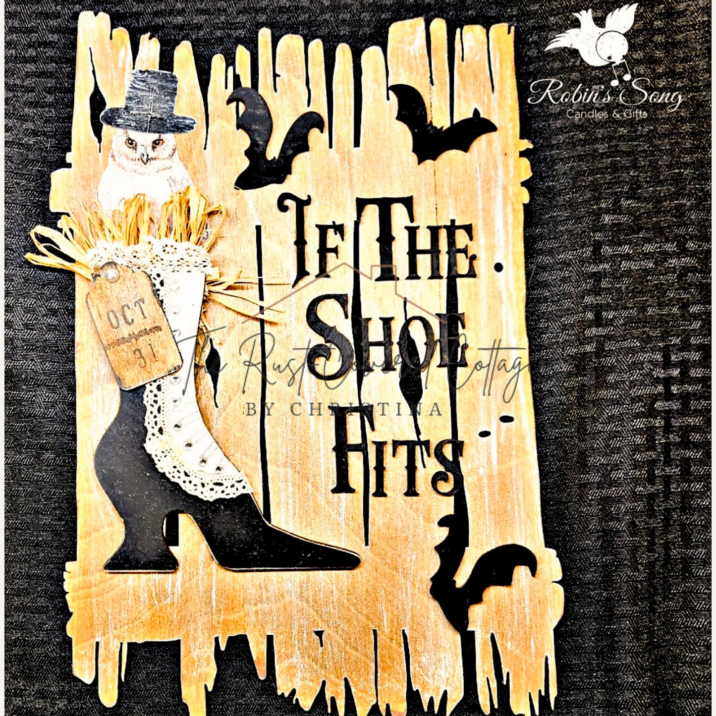"If The Shoe Fits" Halloween Sign| DIY Wood Kit