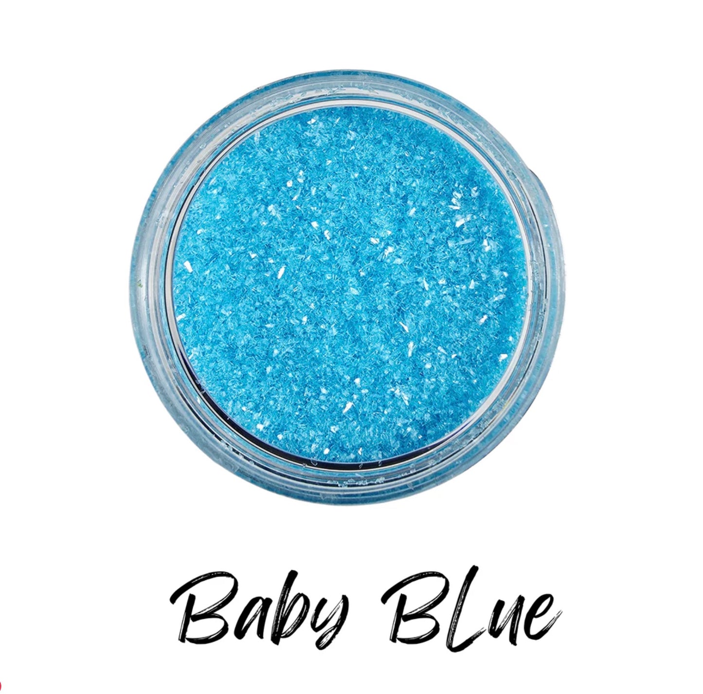Baby Blue German Glass Glitter | Paint Couture