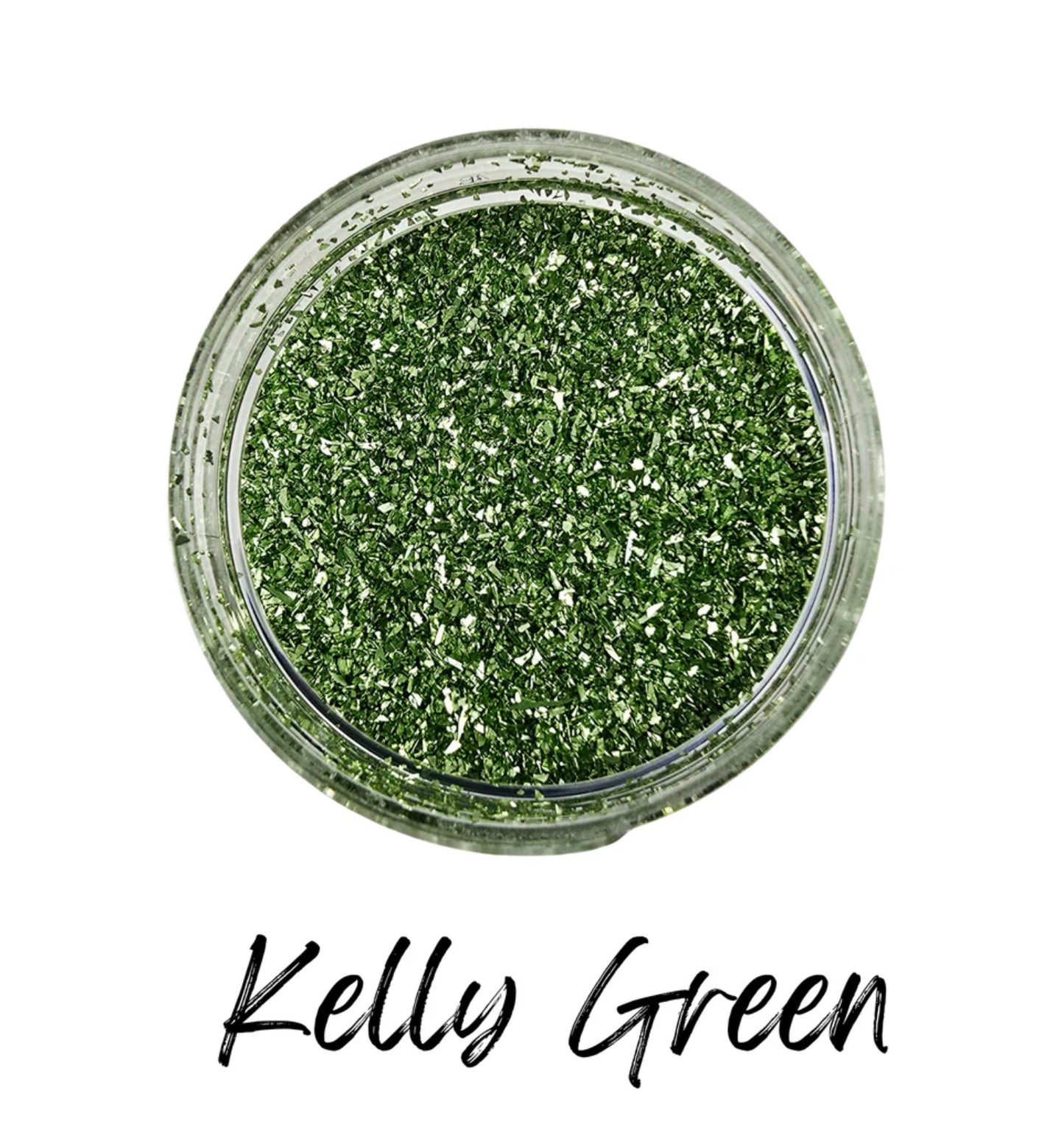 Kelly Green German Glass Glitter | Paint Couture