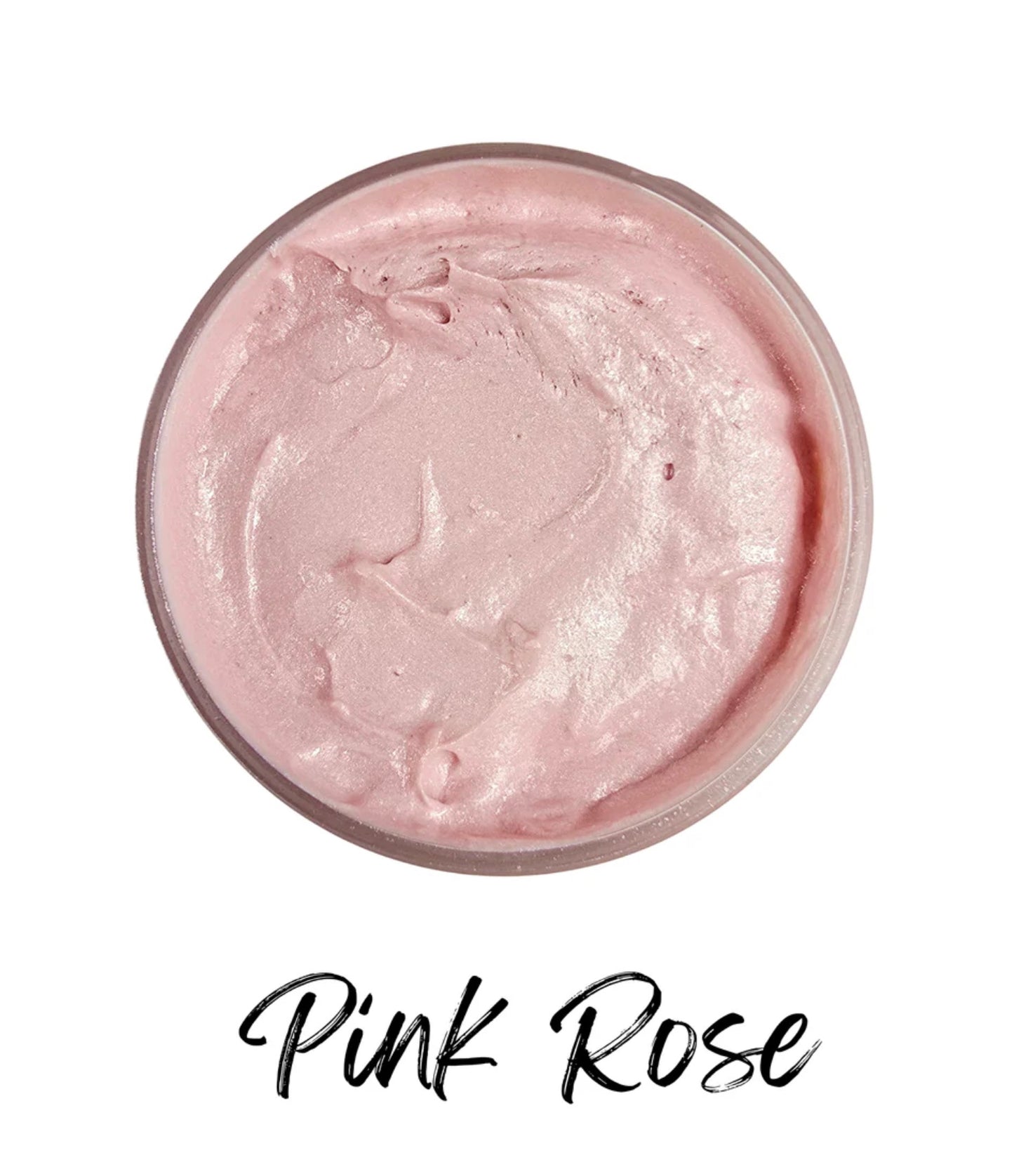 Pink Rose Metallic Stencil Paste | Paint Couture