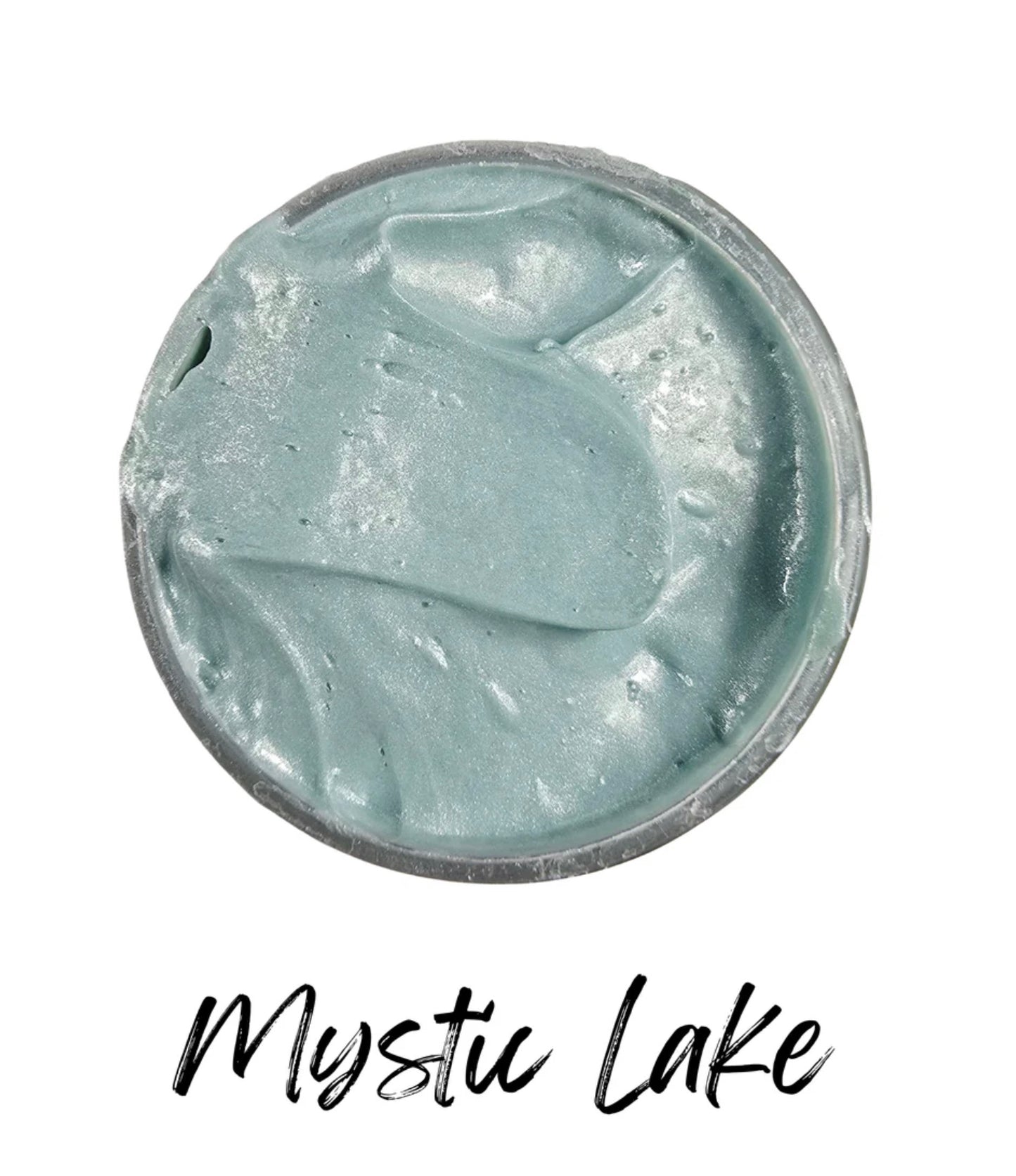 Mystic Lake Metallic Stencil Paste | Paint Couture