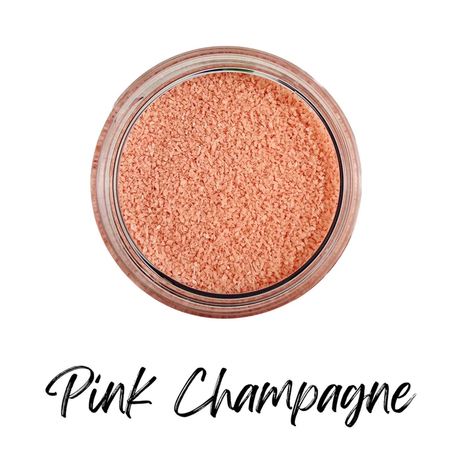 Pink Champagne German Glass Glitter | Paint Couture