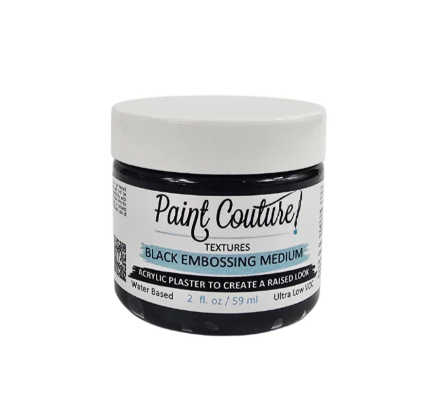 Black Embossing Medium – Paint Couture