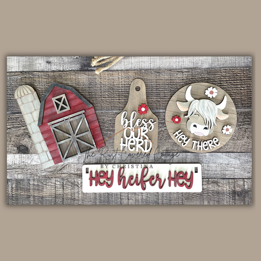 Hey Heifer Hey – Interchangeable Wagon Insert Kit