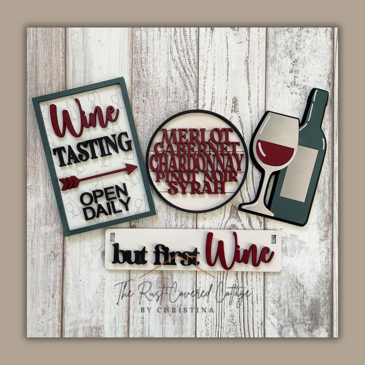 Wine Tasting – Interchangeable Wagon Insert Kit