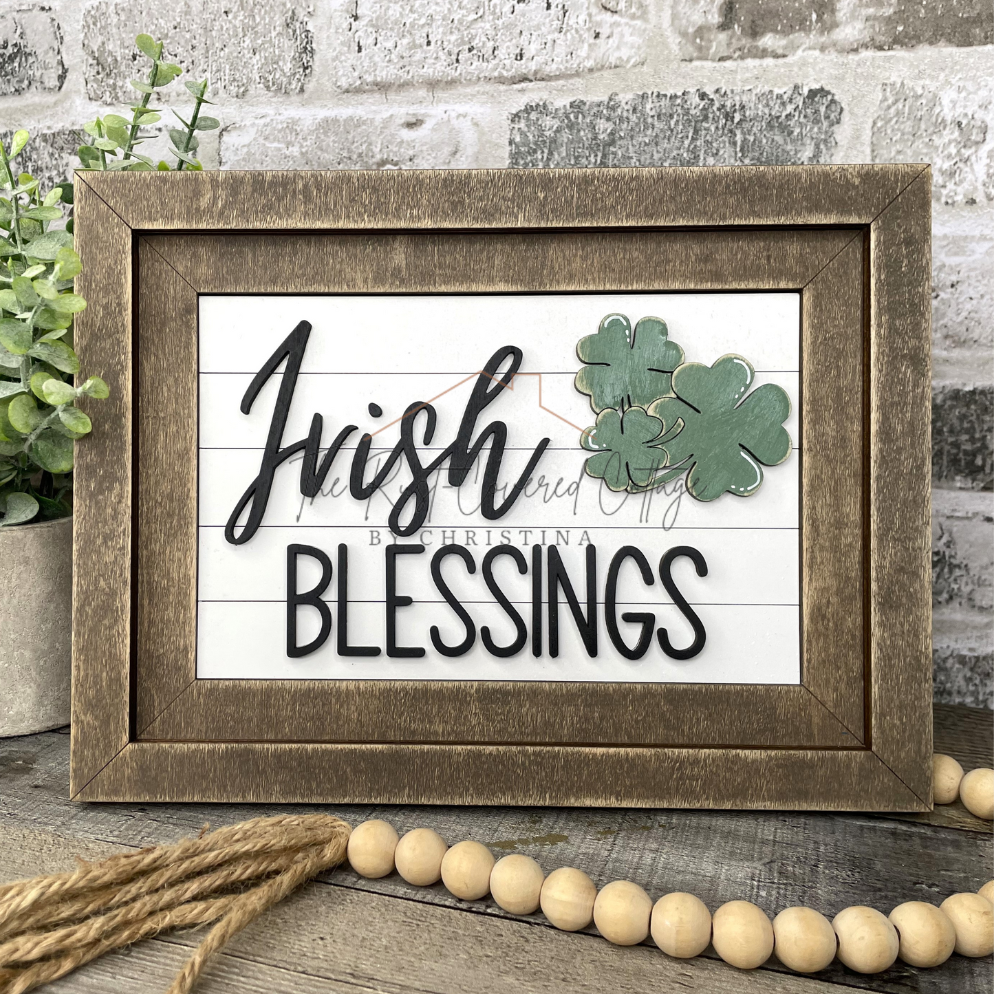 Irish Blessings Sign Insert | DIY Unfinished Wood Kit