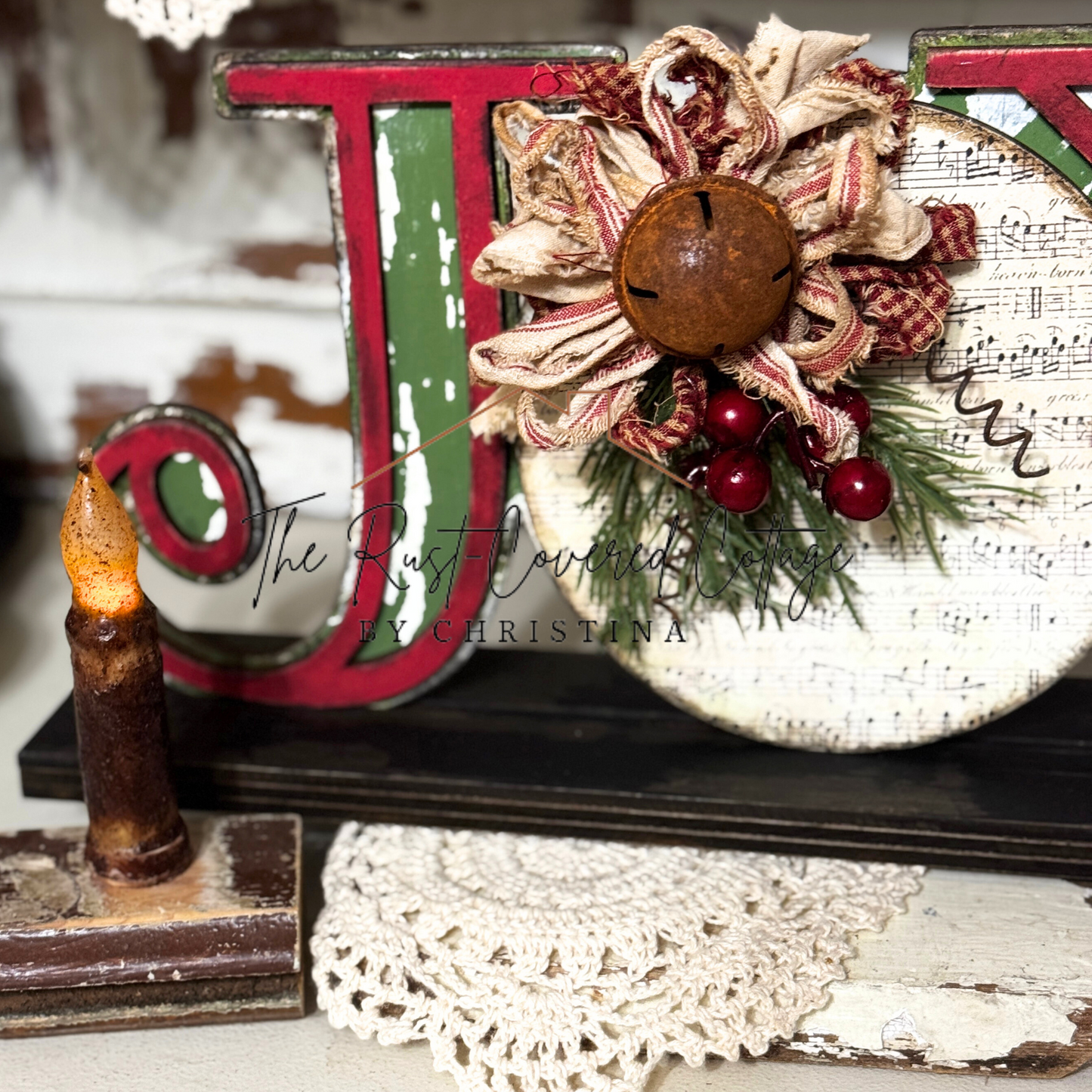 Joy Snowman Shelf Sitter | DIY Wood Kit
