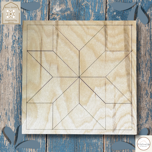 Lemoyne Star Quilt Block | Barn Quilts Inspired by Jamie