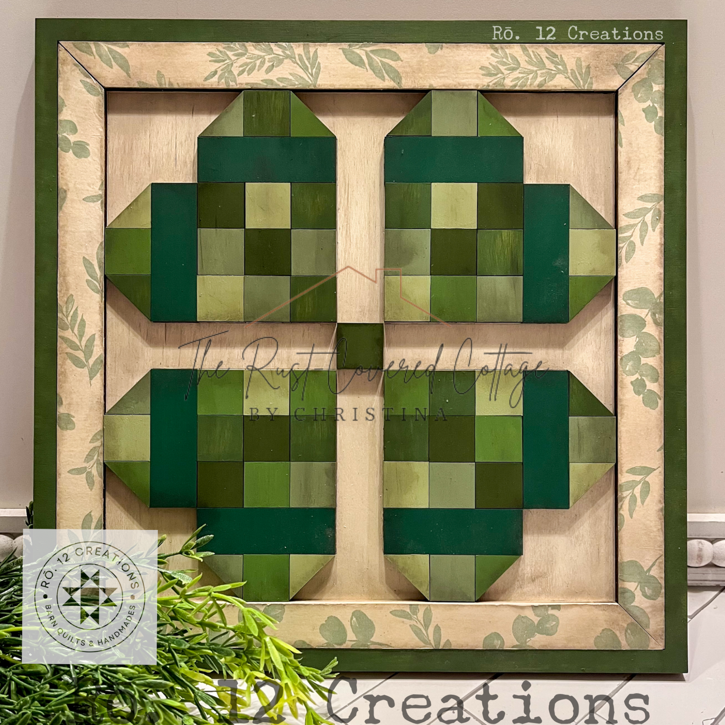 Lucky Charm Barn Quilt Block