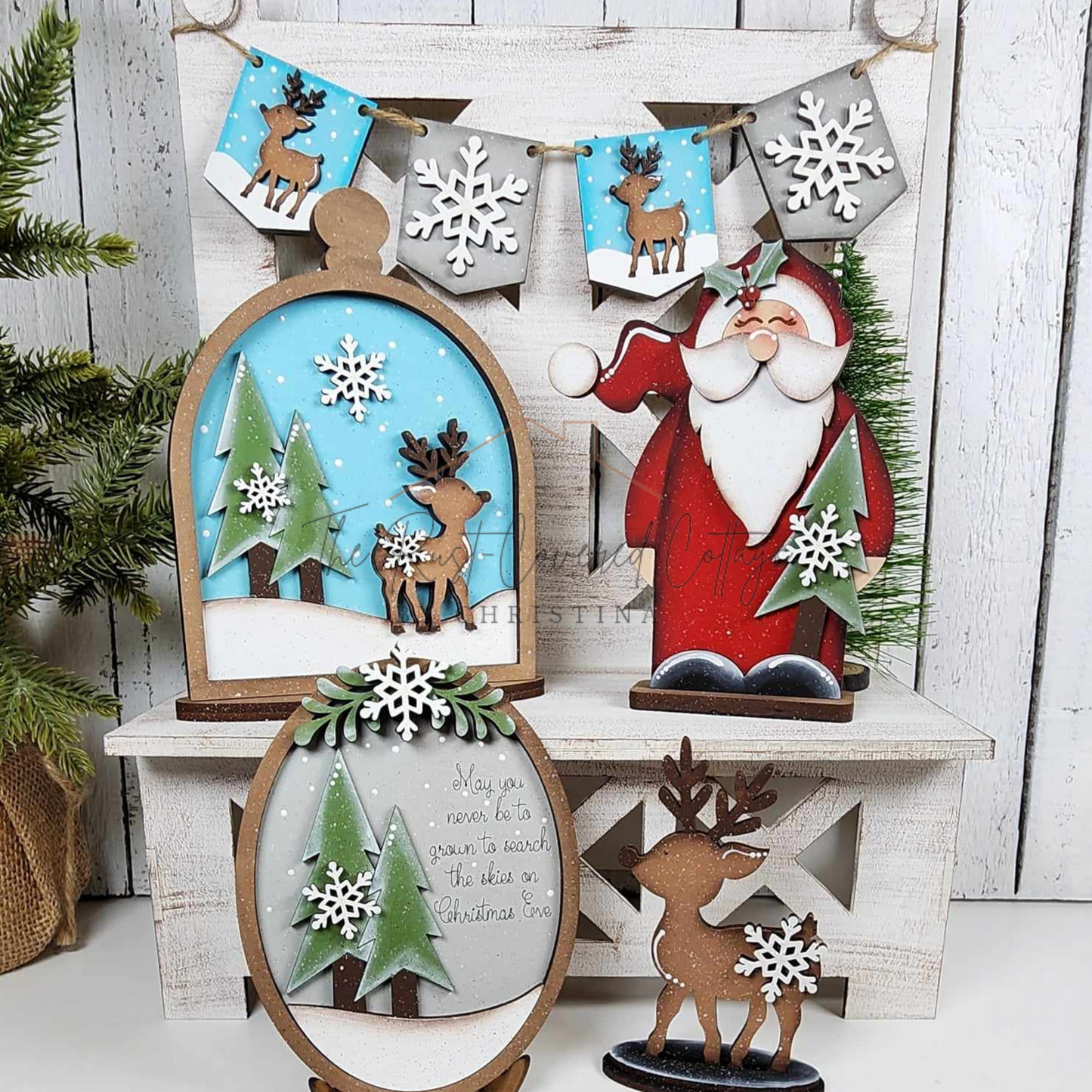 May You Never Be Too Grown -Christmas Tray Set | Laser Cut