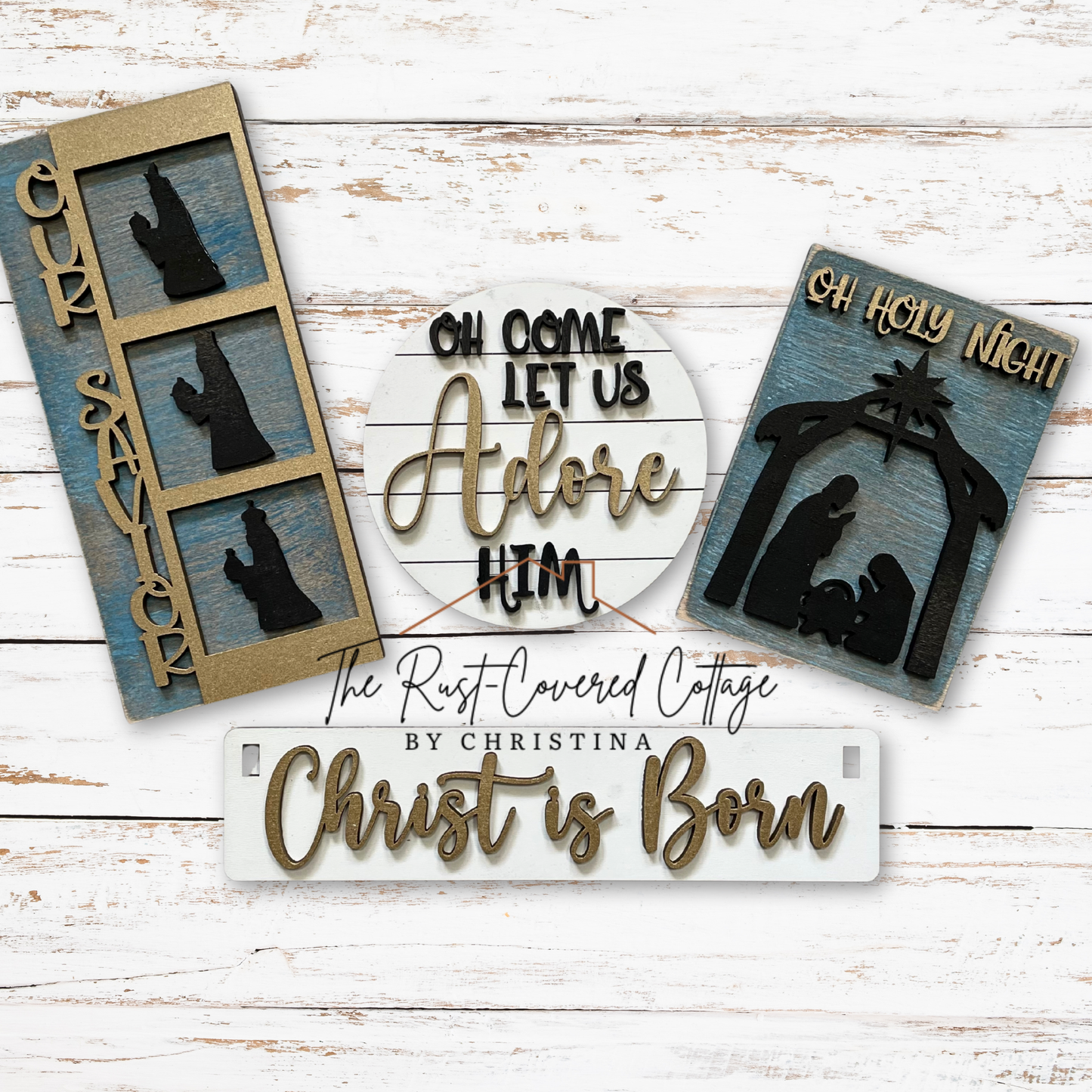 Nativity Insert | Interchangeable Wagon | DIY Wood Kit