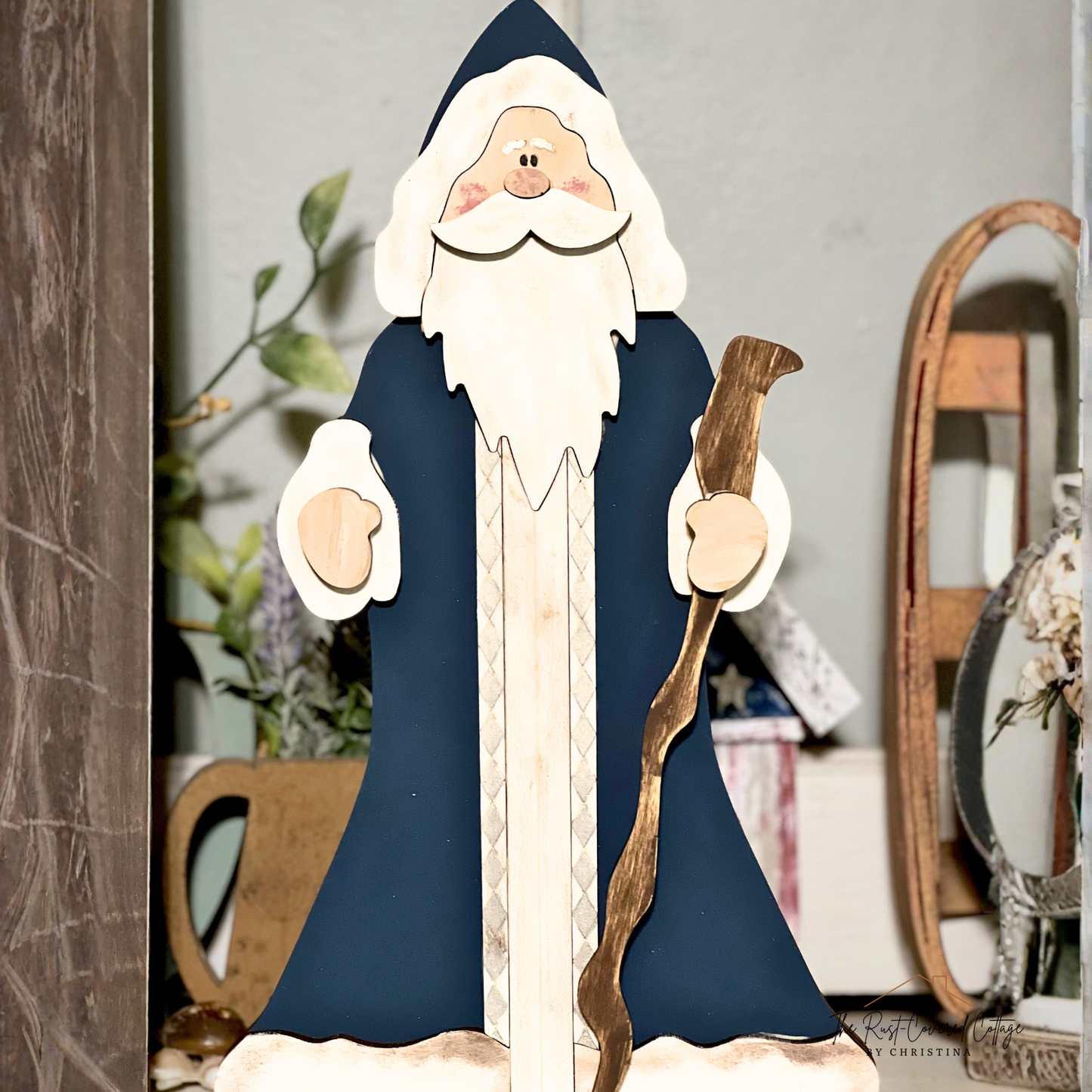 Old World Santa| DIY Wood Kit| Laser Cut
